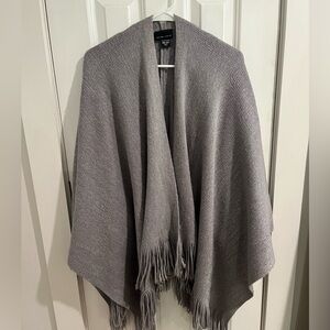 Silver sparkly poncho